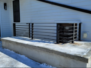 83-MetalCraft-LLC  welded horizontal metal railing Denver Colorado